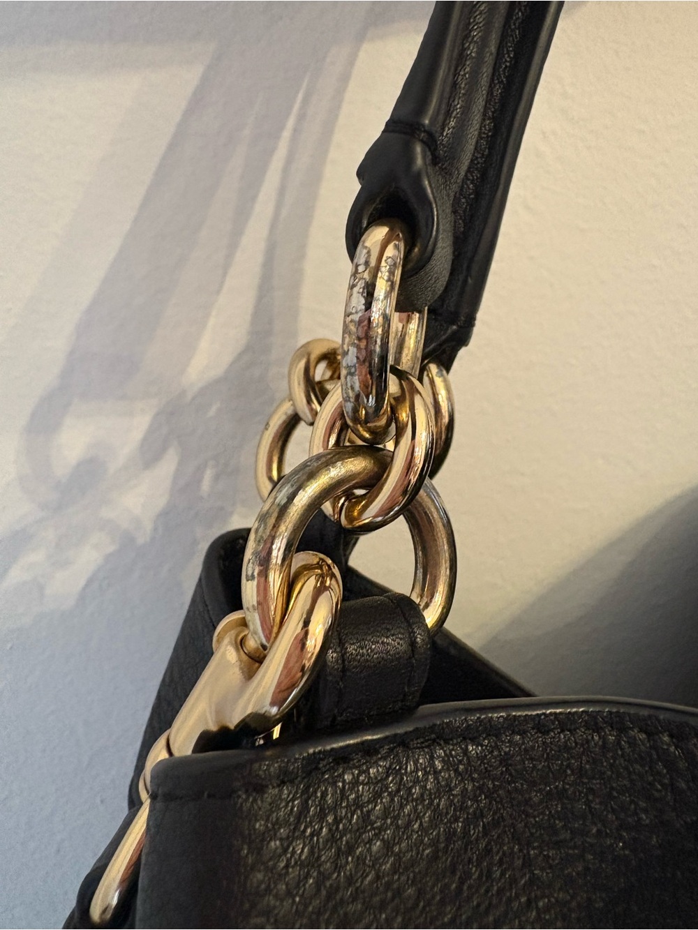 Coach Black Pebbled Leather Convertible Satchel Shoulder Crossbody Bag - Picture 15 of 16